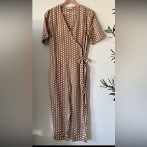 Polka Dot Wrap jumpsuit